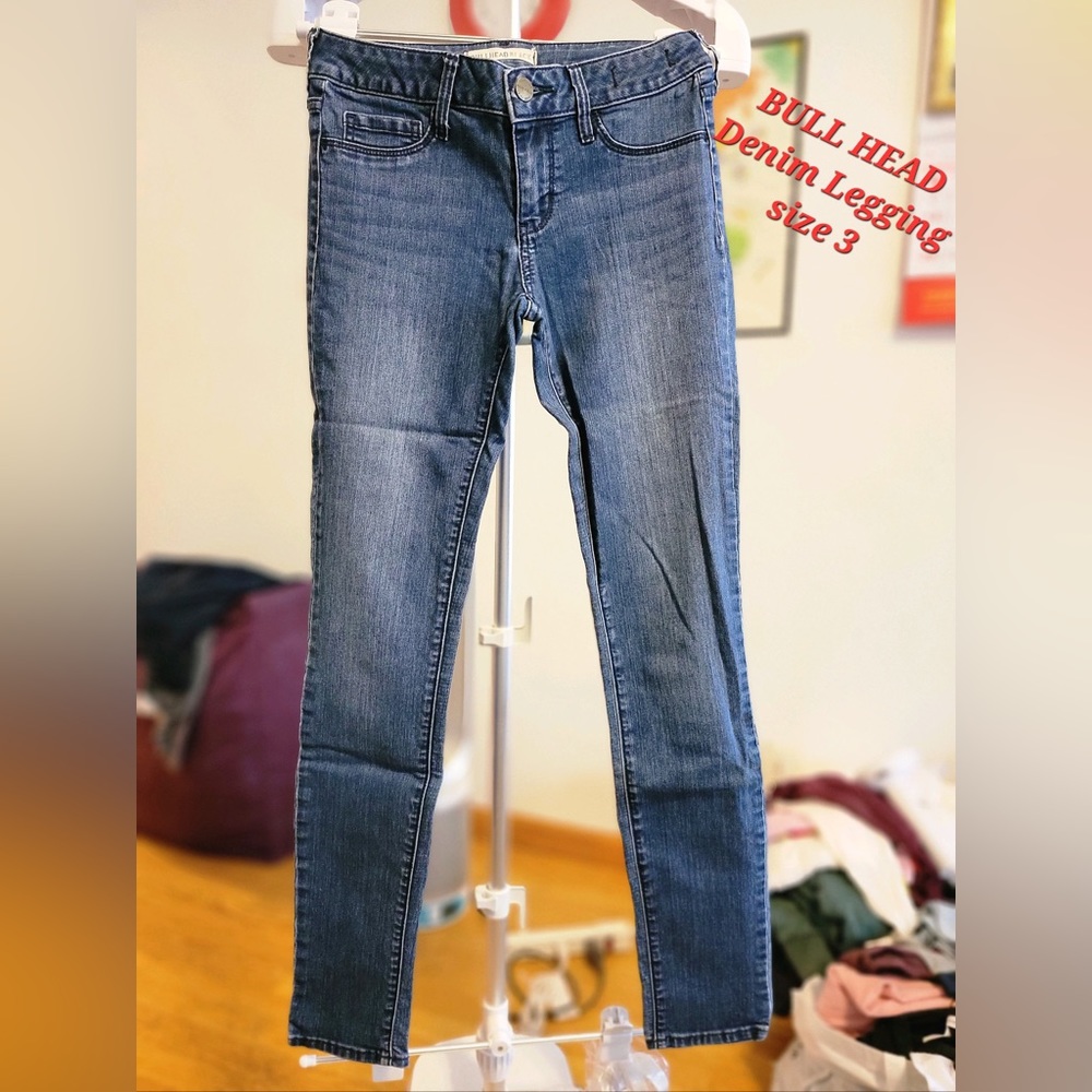 ✨LIKE NEW✨ BULLHEAD DENIM LEGGING (SZ 3)